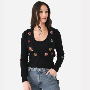 LE SUPERBE
Women's Pismo Flower Cardigan MSRP $468 Sz XS